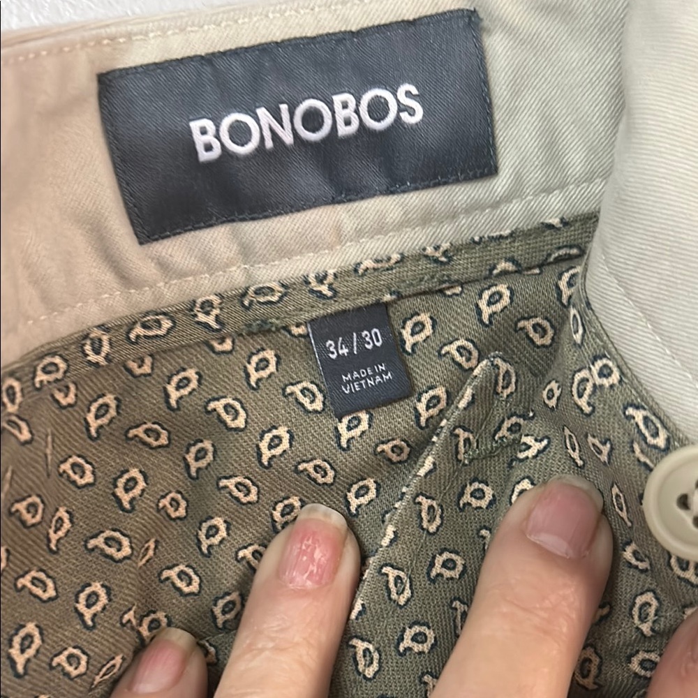 Bonobos Tan Chinos Versatile Cotton Blend - Picture 2 of 4
